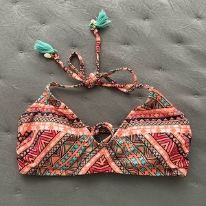 Xhilaration multicolor bathing suit top